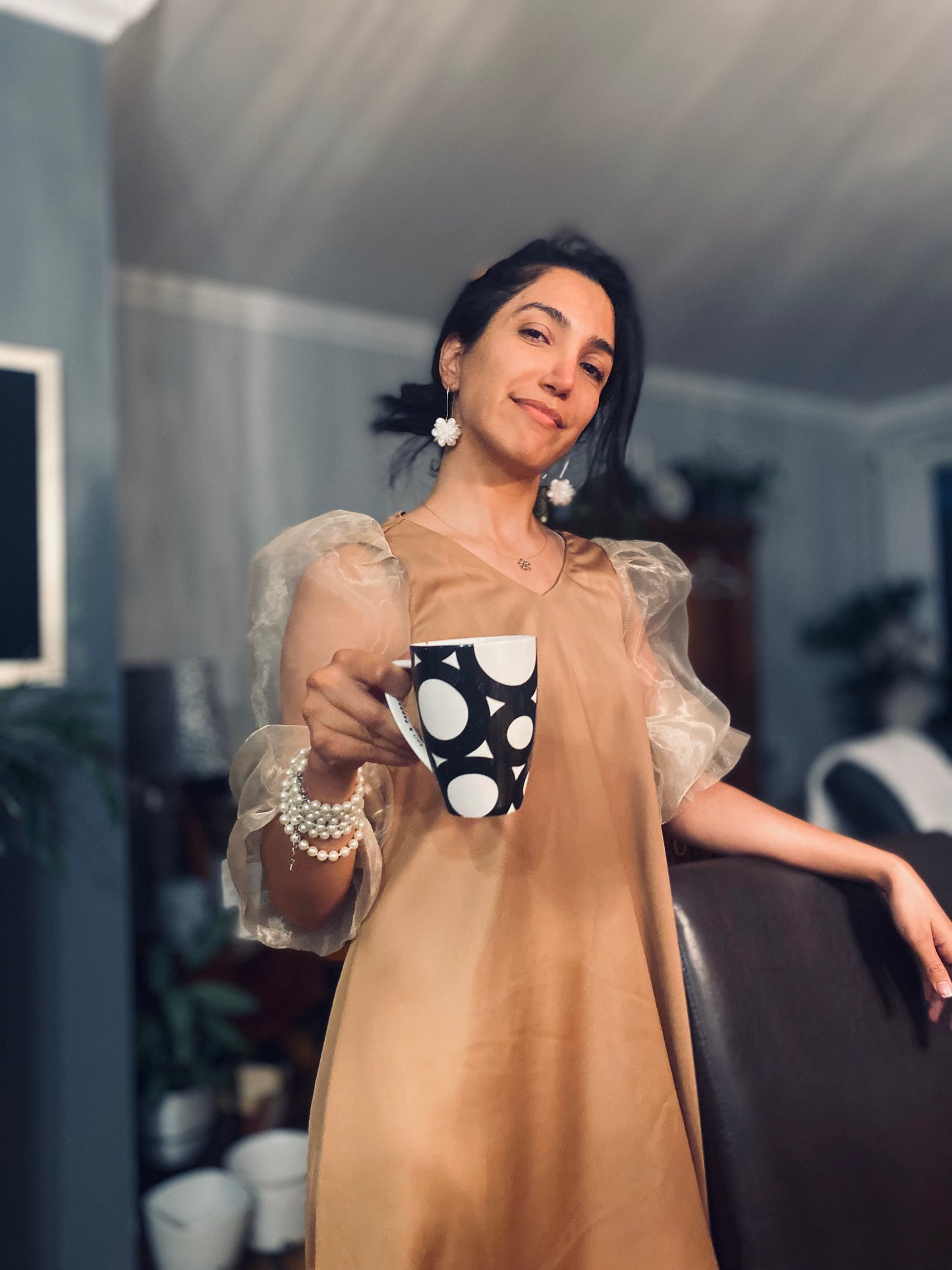 Robe Fée Caramel - Par ELZi Couturière IDS Montréal