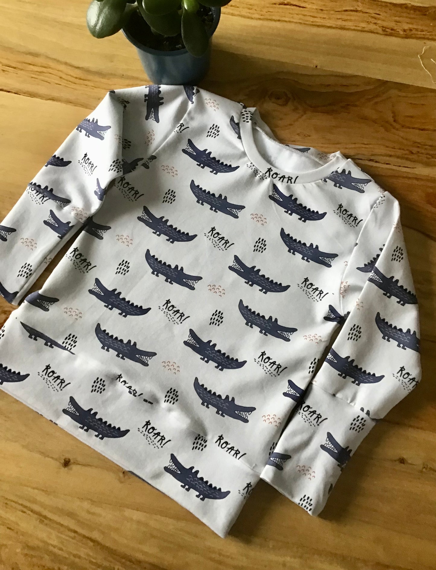 Evolutionary hoodie crocodiles ready to go gr: 6 to 36 months